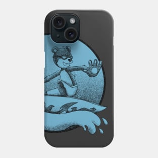 Bear Surfer Phone Case