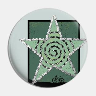 Mountain Bike Shining Bike Chain Star Pin