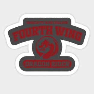 Fourth Wing Fly or Die Vinyl Sticker 