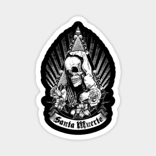 Santa Muerte - Black version Magnet