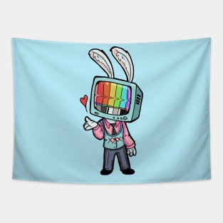 Bunny TV Tapestry