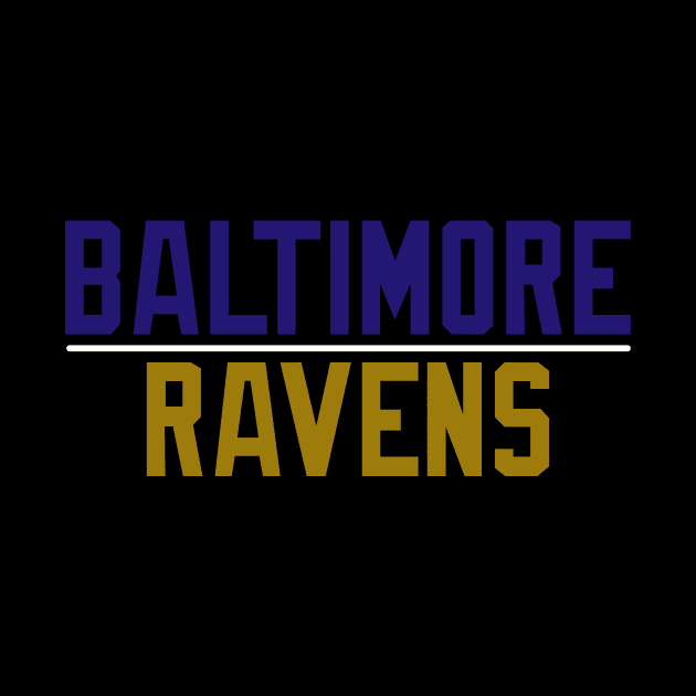 Baltimore Ravens Small Logo by CovpaTees