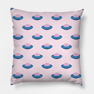 UFO Spaceship Pattern Pillow