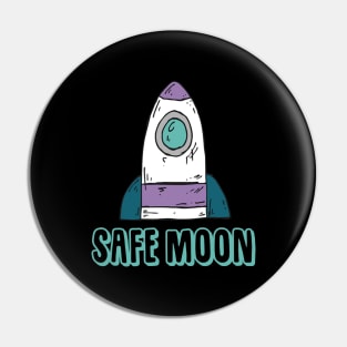 Safe moon Pin