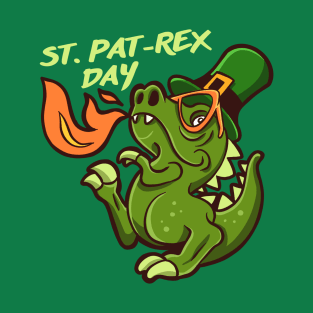 St Pat-Rex Day St Patrick’s Day T-Shirt