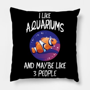 Aquaristic Fish Aquarist Funny Gift Pillow