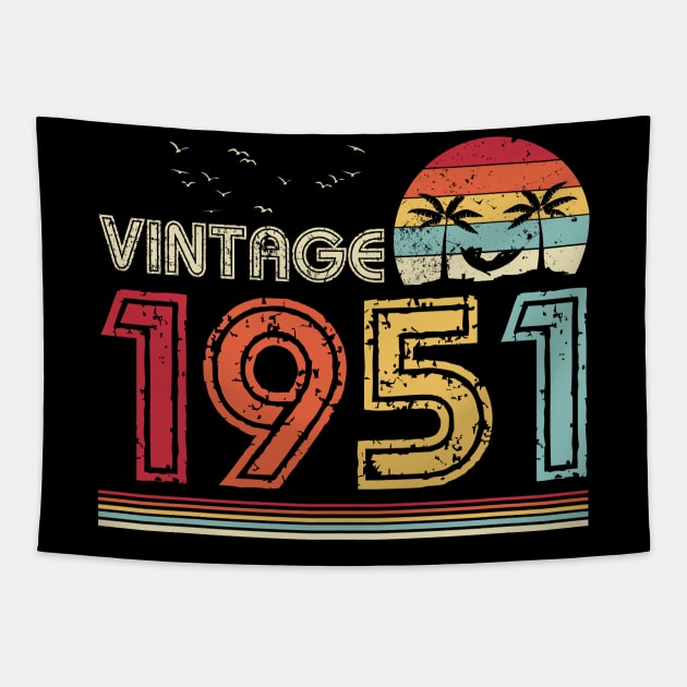 Vintage 1951 Limited Edition 70th Birthday Gift 70 Years Old Tapestry by Penda