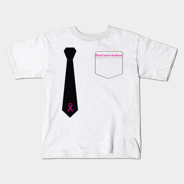 Pink Ribbon Tie Breast Cancer Awareness Breast Cancer T Shirt Bebe Teepublic Fr