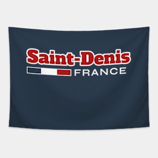 Saint-Denis France Retro Tapestry