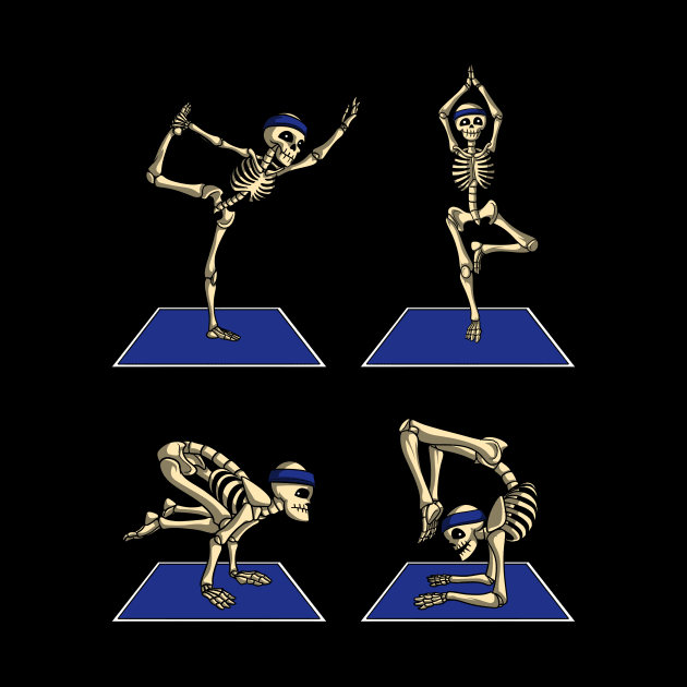 Skeleton Yoga by underheaven