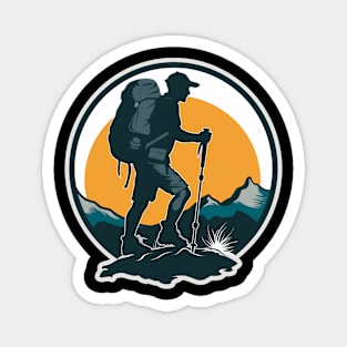 Hiking Lover Design Magnet