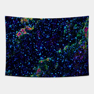 Black Panther Art - Glowing Edges 287 Tapestry