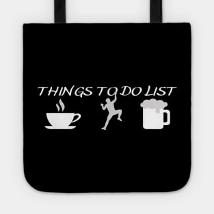 Things To Do List - Mountain Climber Tote