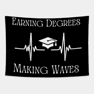 Graduation heartbeat Tapestry