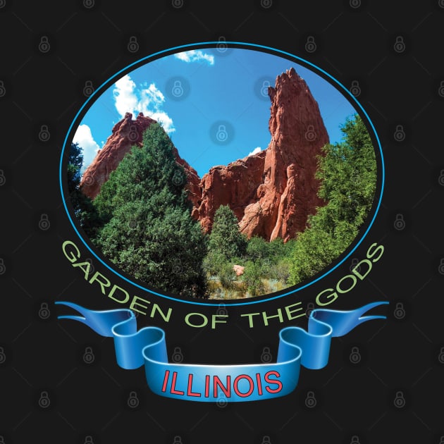 Garden of the gods, Illinois - Print on demand product by TeeText