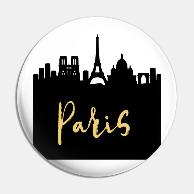 PARIS FRANCE DESIGNER SILHOUETTE SKYLINE ART Pin by deificusArt