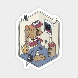 The Cat Room Magnet