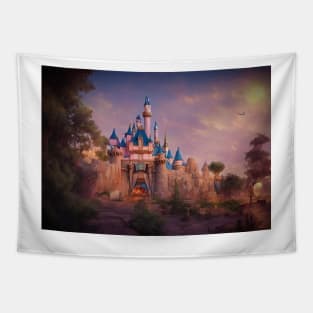 dlp fantasy castle Tapestry