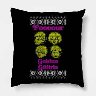 Four Golden Girls Pillow