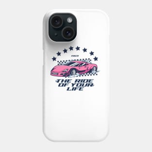 Girls Motorsports Pink Car Sassy Shirt Phone Case