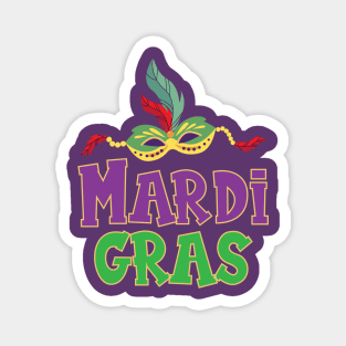 Awesome Mardi Gras design, Happy Mardi Gras Yall Magnet