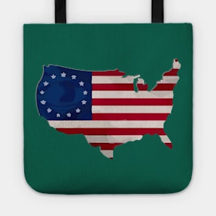 Patriotic Betsy Ross Flag Tote