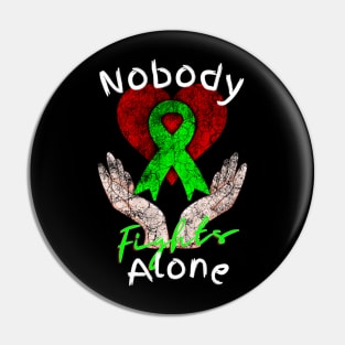 Nobody Fights Alone Mental Health Support Pin