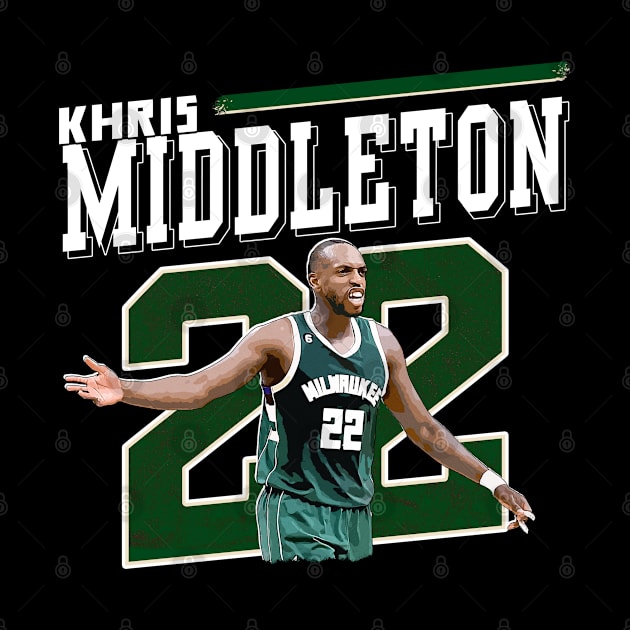 Khris Middleton by WYATB Art