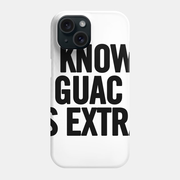 Extra Guac Phone Case by sergiovarela