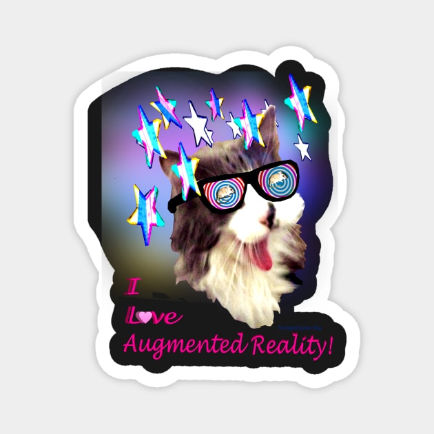 I Love Augmented Reality Magnet by KayeDreamsART