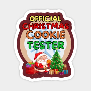 New Funny Christmas Holiday Season Santa cookie tester Magnet