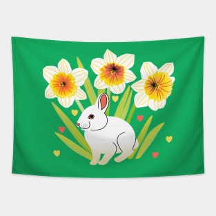 Spring Rabbit Tapestry