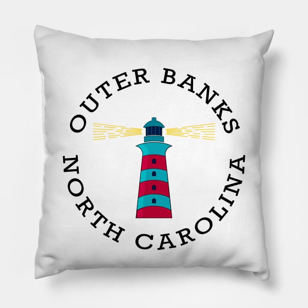 Outerbanks - North carolina - obx Pillow by Fashion Apparels