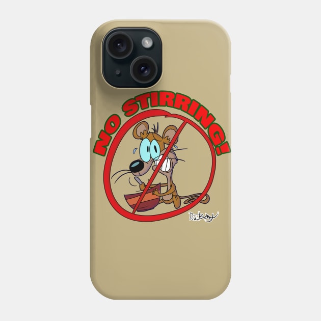 No Stirring! Phone Case by D.J. Berry