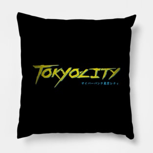 Cyberpunk Tokyo City Pillow