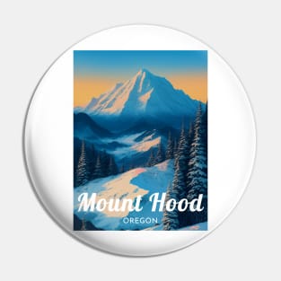 Mount Hood Oregon United States Ski Pin