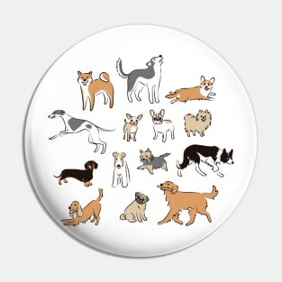 Dogs Fun Pin