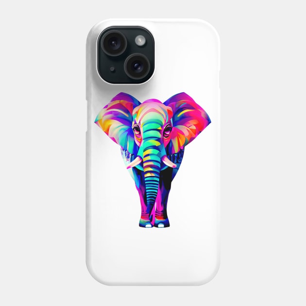 Elephant Couleurs 02 Phone Case by Vamamoi Créations