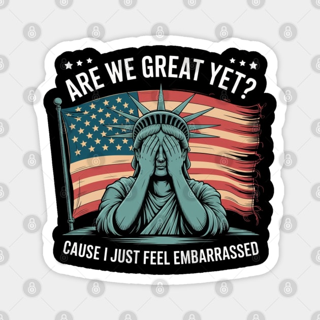 anti-trump Magnet by Creatifly Graphic Tees