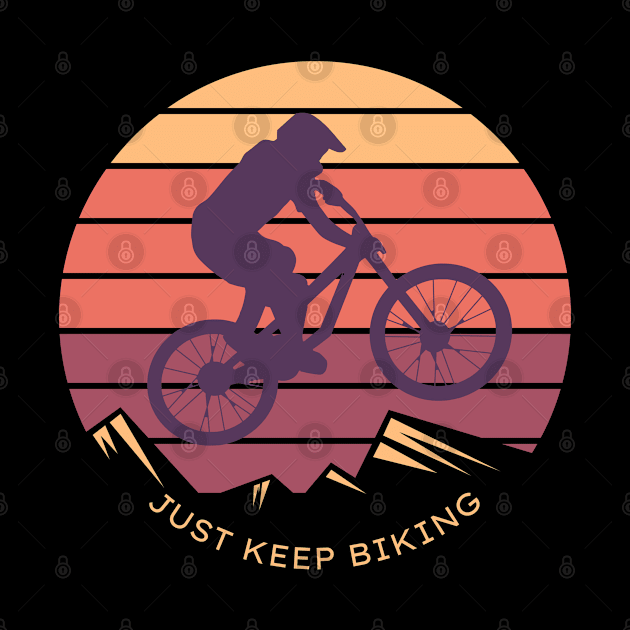 just keep biking by fabecco