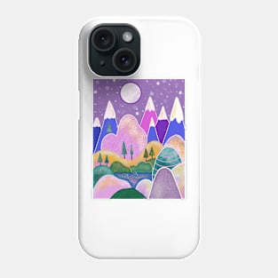 Whimsical Mountains Nature Phone Case