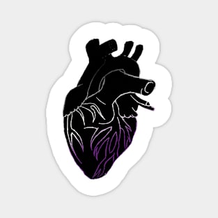 Asexual Heart Magnet