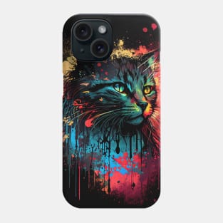 Cat  Art 90s Style Phone Case