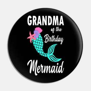 Grandma of the birthday mermaid Pin