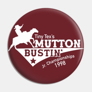 Tiny Tex's Mutton Bustin Jr. Championships 1998 Pin