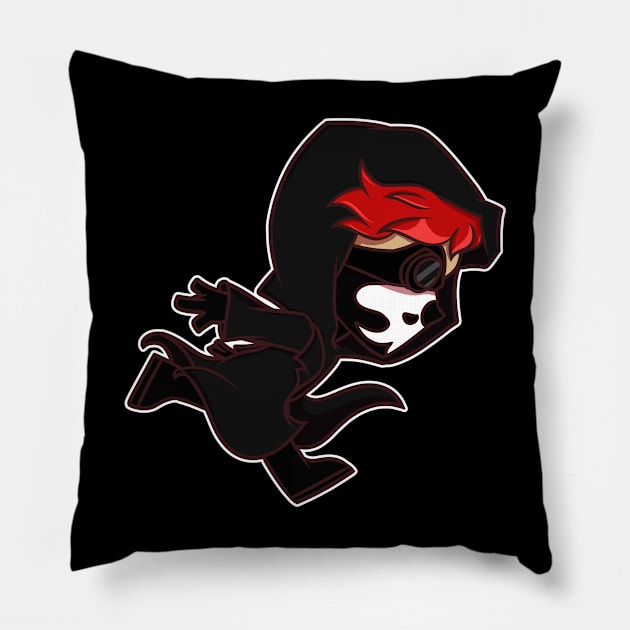 Ninja Legends - Ninja Cherry! Pillow by CherryPAVoice