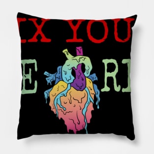 fix your heart america Pillow