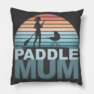 Paddle Boarding Mum Pillow