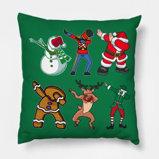 Christmas Dabbing Crew Pillow