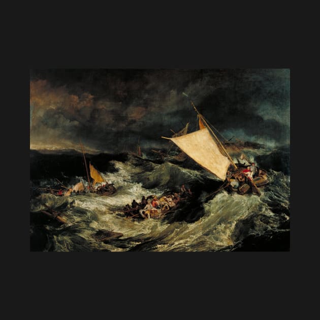 High Resolution William Turner The Shipwreck 1805 by tiokvadrat